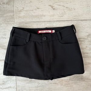 Black Mini Skort